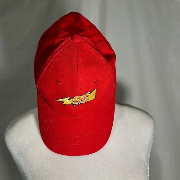 Other - adult size Lightning McQueen 95 ⚡️ embroidered adjustable baseball hat